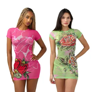 ED HARDY SWIM MESH DRESSES - '26 CORE COLLECTION