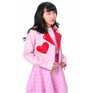Candy Cruiser Cropped Moto Jacket - Red - 3X left!