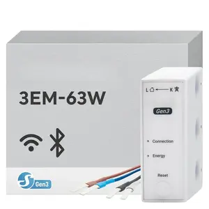 3EM-63W Gen3 |  Operated  3-Phase Energy Meter |  Automation | Compatible with Alexa &   | iOS Android App | No Hub Required | Data Logging | Solar Photovoltaic Ready