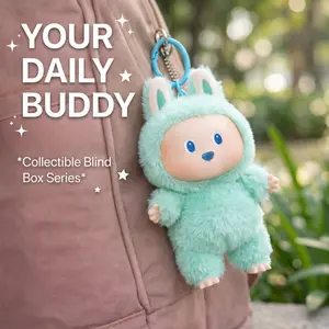 Plush Doll Charm in Assorted Styles & Colors, Suitable for Keychains and Backpacks – Random Style Sent