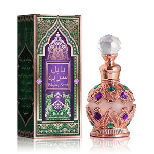 Tonfly Rose Gold Crown Perfume Oil - 15ml - Alcohol-free - Classical Style - Arabian Style Perfume - The Best Gift for Her