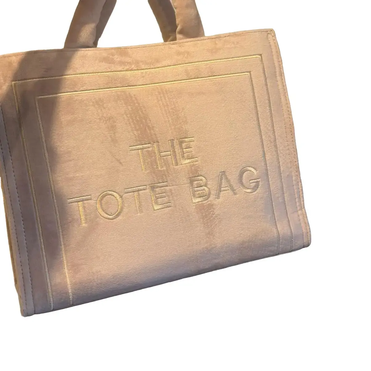Velvet tote bags