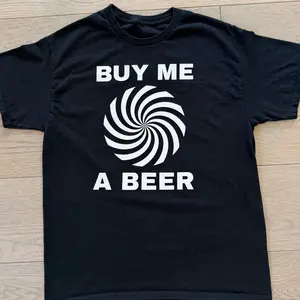 Buy Me A Beer Shirt. Fitted Funny Drinking T-shirt Short Sleeve Crew Neck Cotton Top for Summer Casual Wear Streetwear Top