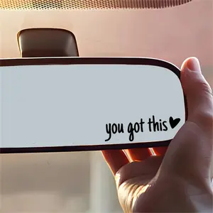 You have this vinyl car sticker rearview mirror sticker fashion decoration sticker glass window sticker Sticker For Cars - a must-have gift for New Year and Valentine's Day