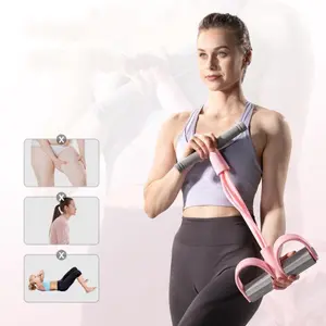 Multifunction Pedal Resistance Band, Elastic Pull Rope Fitness, Full-Body Workout at Home Gym, Exercise Sit-up, Yoga, Abdominal Training 9