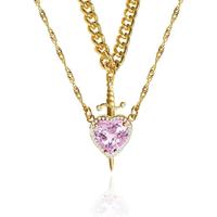 TRX-Pink Heart (Gold)