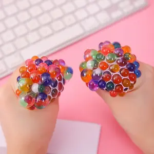 Stress Relief Grape Balls Squishy Balls, Squeezable Fidget Toys for Adults Kids Anxiety Relief, Large Size Stress Ball Gift for Boyfriend