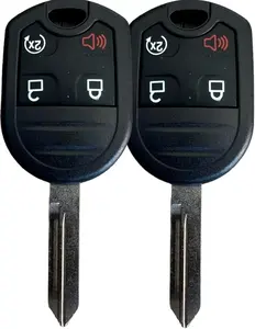 Two 4 Buttons Remote Key Shells Compatible with Ford F Series Explorer 2011-2020 FCC ID: CWTWB1U793 IC: 1788A-FWB1U793 PN: 5912561, 164-R8067 (No Electronics or Circuit Board are Included.)