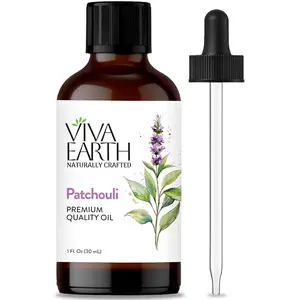Viva Earth Patchouli Essential Oil for Diffusers & Aromatic Blends, Earthy Sweet Aroma, 1 Fl Oz
