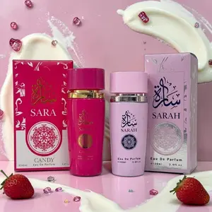 Sara Candy & Sarah Eau de Parfum Set for Women – Sweet Gourmand & Soft Floral Fragrance Duo | 2 Piece Perfume Gift Set 100ml x2