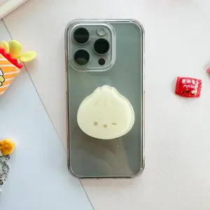 Bao Dumpling Acrylic Phone Grip with Epoxy, Griptok, Phone Holder, Expanding Magnetic Phone Grip Holder mount sticky pop socket