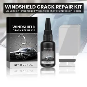 Windshield Repair Kit, 5Min Quick-Repair Nano Glass Repair Fluid, Suitable for Repairing car Windows, Rearview Mirrors and Glass