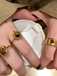 Elegant Oval Open Ring, Stylish Jewelry Accessory, Perfect Gift for Her, Trendy Design for Any Occasion, High-Quality Craftsmanship