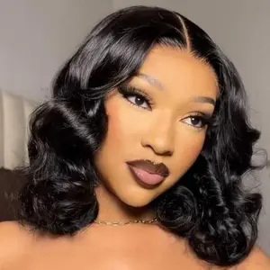 Asteria Hair 6×8 Loose Body Wig Glueless Natural Black Human Hair Lace Closure Wig Free Style Ready To Go Wig Beginner Friendly