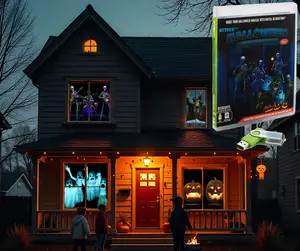 AtmosFX Halloween Hollusion Digital Decoration on USB Includes 8 AtmosFX Video Effects for Halloween