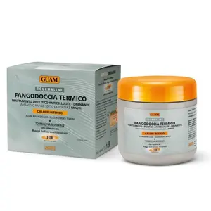 Fangodoccia Termico Anti-Cellulite Slimming Thermal Shower Mud 50g - 3-Minute Shower Body Mask with Guam Mud-Based Ingredients for Microcirculation