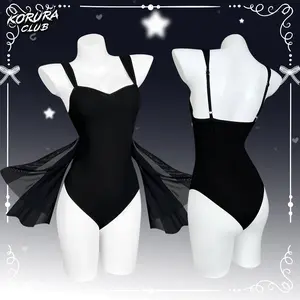 KORURACLUB 2026 Hottest Picks Hearttail Flutter Bodysuit KO128 - Unique Hearttail Design with Fluttering Effect for Versatile Outfits