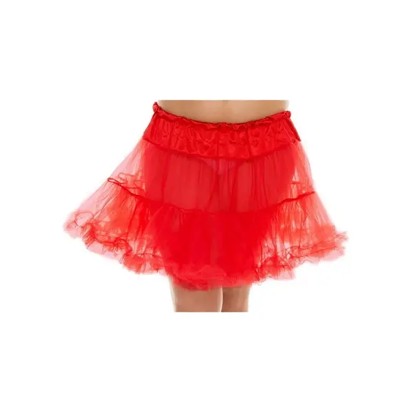 Women's Plus Size Red Tulle Petticoat