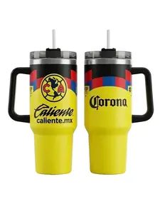 Mexico Soccer Fan Tumbler 40oz 20oz with Handle Gifts, Football Lover Travel Mug, National Team Style Cup