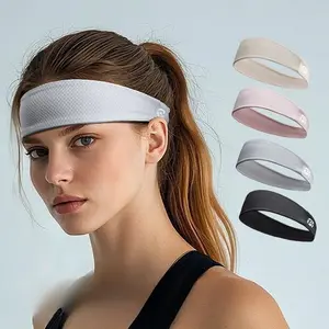 2pc Fiber Sports Headband — Breathable, Sweat-Wicking, and Elastic — Unisex — Suitable for the Gym, Running, Outdoors, and Daily Use