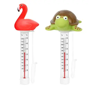 X-TBT85 2 Pack Floating Pool Thermometer, Large Size Easy Read for Water Temperature with String for Outdoor and Indoor Swimming Pools and Spas