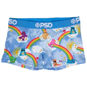 Care Bears  Cloudland Microfiber Blend PSD Boy Shorts Underwear - Large