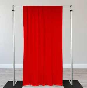 Stretch Spandex 10ft x 60" Drape/Backdrop Red