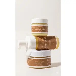 Turmeric Face Glow System, Hydrating Skincare Kit with Exfoliate Function & Cleanser for Adults, Smooth Skin Results