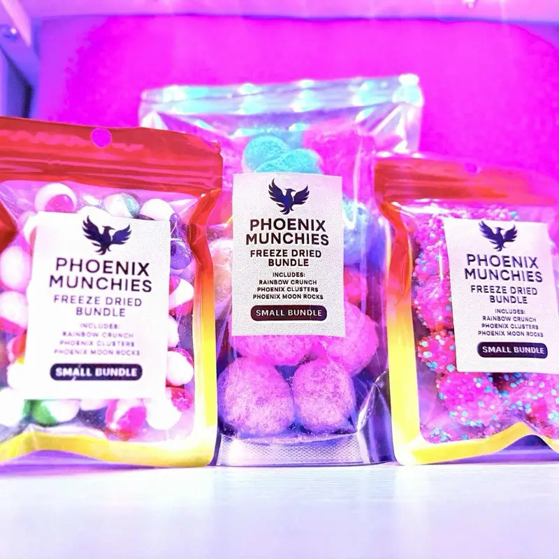 Freeze dried candy bundle (includes freezer skittles freeze dried clusters, freeze dried, jolly ranchers) small bundle