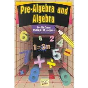 USED-Pre-Algebra and Algebra (Math Success) by Lucille Caron (Unknown)