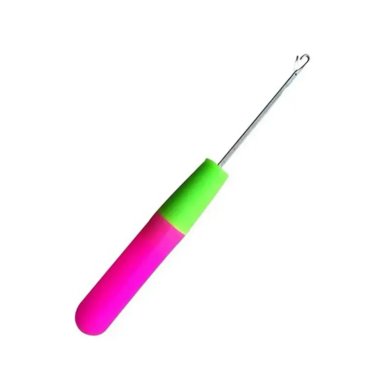 Gabriella Crochet Needle - Pink Handle for Crochet Braid, Ideal for Synthetic or Real Hair