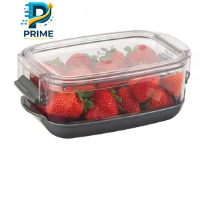 Progressive Berry Keeper with Lid Storage, 1.2Quart Capacity for Storing Strawberries and Blueberries Traditional Utensils Organizer Container Kitchen