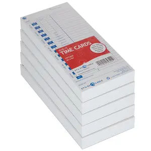 35100-10D Pyramid Time Cards, 500/pk