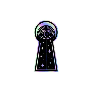 Unlock The Universe Holographic Sticker