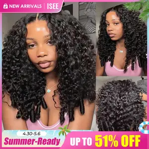 ISEE HAIR Kinky Curly Glueless 9x6 M-Cap Lace Closure Wig - 250% Density, Pre-Cut Lace, Wear-Go, Beginner-Friendly #ISEECrochetNewArrivals #SummerVibes, Kinky Curly Wig