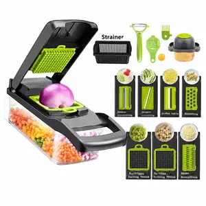 Vegetable Chopper Fruit Cutter 15-In-1 Food Slicer Onion Dicer Kitchen Gadget