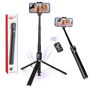 70.8 Inch Automatic Selfie Stick Tripod, Auto Open 360° Rotation Phone Tripod Stand, Portable One-Key Expand Fold for Vlog Live Streaming, iPhone Android Compatible