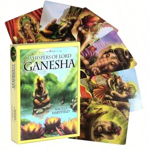 50Cards Whispers of Lord Ganesha Oracle Cards Tarot Oracle Cards Fortune Telling Game Card Divination Fate Party Family Board Game Card Games Juegos De Mesa Tarot Card Decks