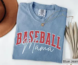 Comfort Colors Baseball Mom Shirt, Baseball Mama T-shirt, Game Day Shirt, Mothers Day Gift, Sports Mom Tee, Baseball Mom Gift