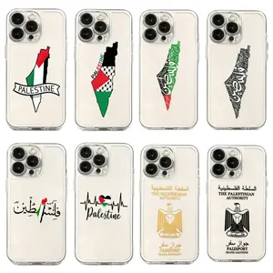 Palestine Flag Map Passport Phone Cases for iPhone 17 16 15 14 13 12 11 Pro Air Plus ProMax and Samsung S26-20 Plus Ultra anti drop and phone case