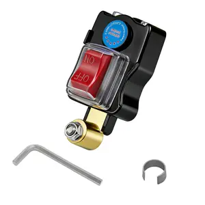 Car Battery Power Cut-Off Switch Breaker, Stable Transmission Pure Copper High Conductivity Disconnect Switch Smart Car Battery Disconnect Switch 12v-24v for Boat Rv Car Truck Supplies