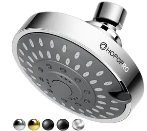 Turbocharge Shower Head 5-Mode 4.1-Inch Fixed