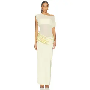 Amanda Uprichard x REVOLVE Olandria Midi Dress in Cornsilk
