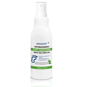 Tea Tree Oil Athlete's Foot Spray for Antibacterial Antiperspirant, Quick Dry, Odor Control, Athlete's Foot, Cracked Feet, Onychomycosis, Jock Stomach Cracks and Itchy Skin, Disinfection, Gift for Men,Skin Care, Nail Fungal Infection Defense Deodorant