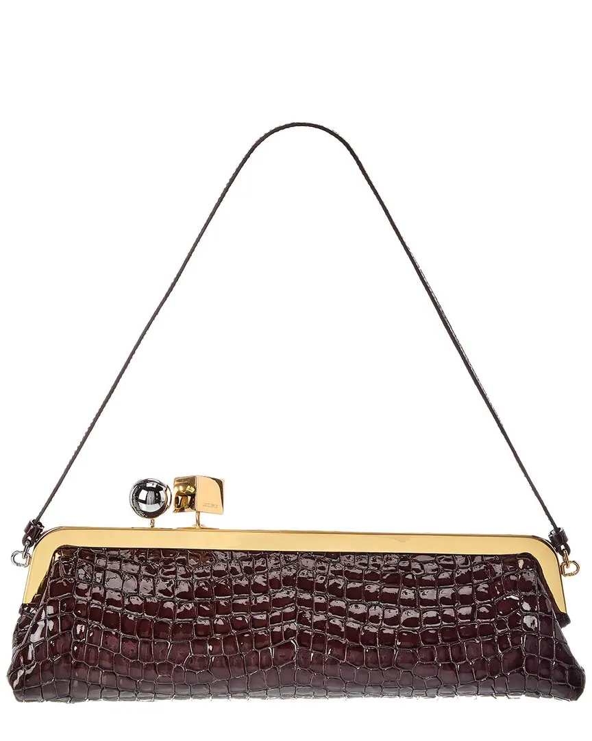 Jacquemus Salon Patent Clutch