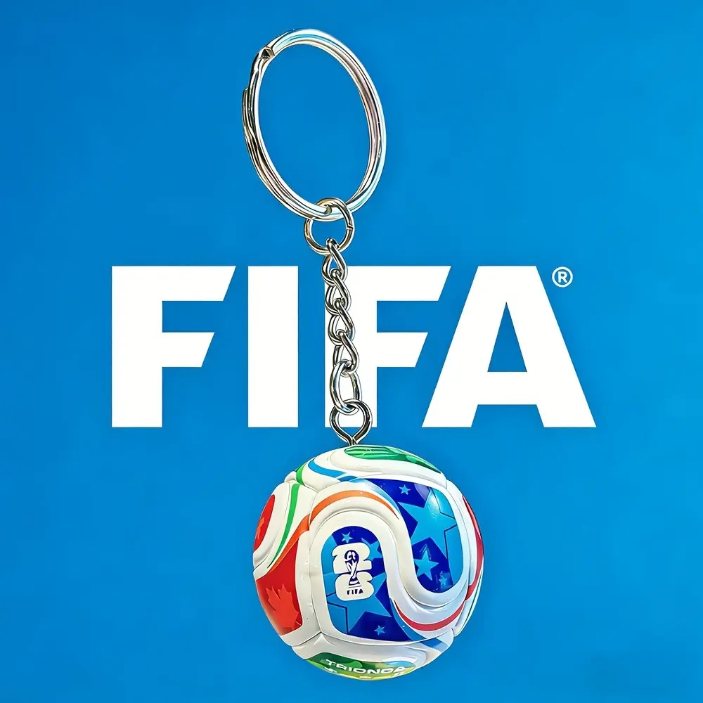 2026 World Cup Keychain Pendant, Fifa Theme Soccer Trophy Keyring, Fan ...