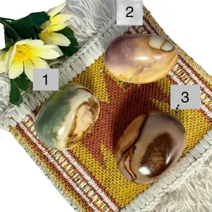 Desert Jasper Palm Stone - Polychrome Jasper