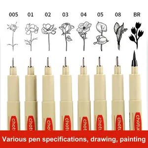 3-12 Piece Drawing Pen Set Fine Line Kit Miniature Pens Watercolor Ink Sketching Professional Art Supplies