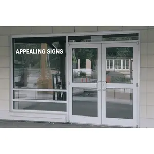 1 Line Custom Business Retail Window Lettering Graphics Decal Large Your Info