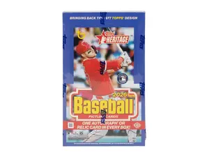 2026 Topps Heritage Baseball Sealed Hobby Box